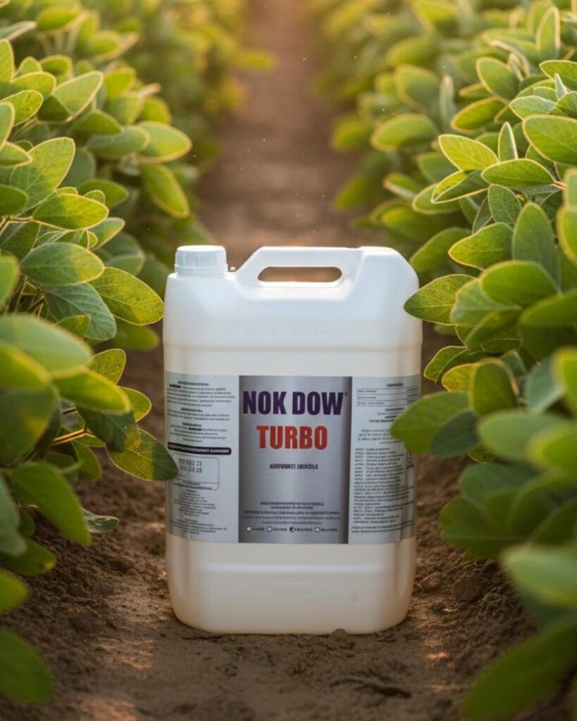 Embalagem de Nok Dow Turbo, adjuvante natural da Cerrado Raiz